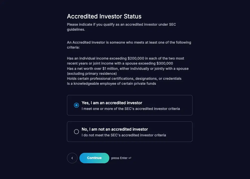 KYC Accredited Investor